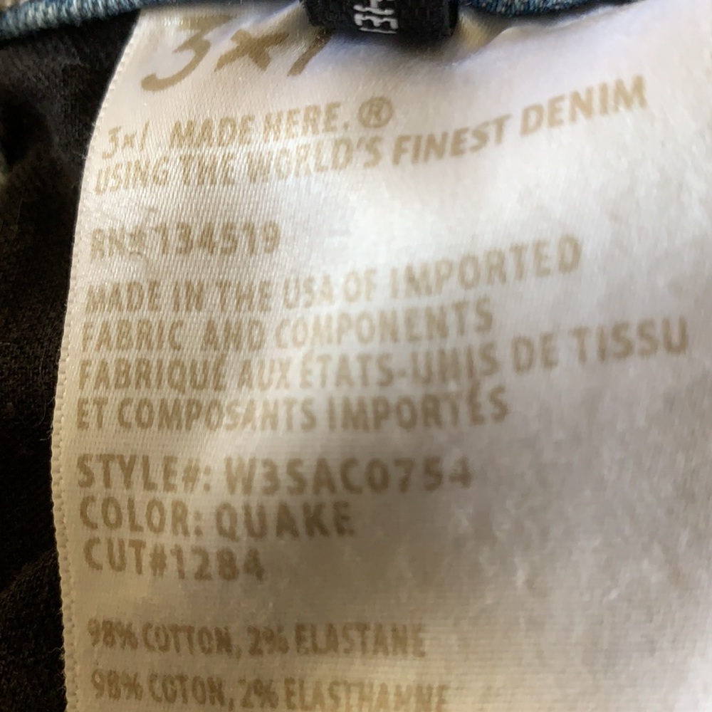 Original 3x1 cropped Jean size 27 - Picture 5 of 7